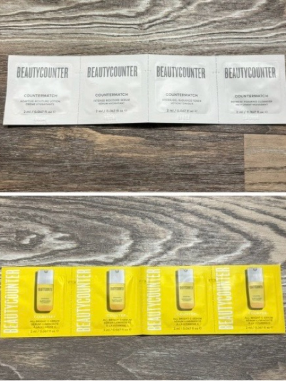 BeautyCounter All Bright C Serum & Countermatch Set Samples NIP